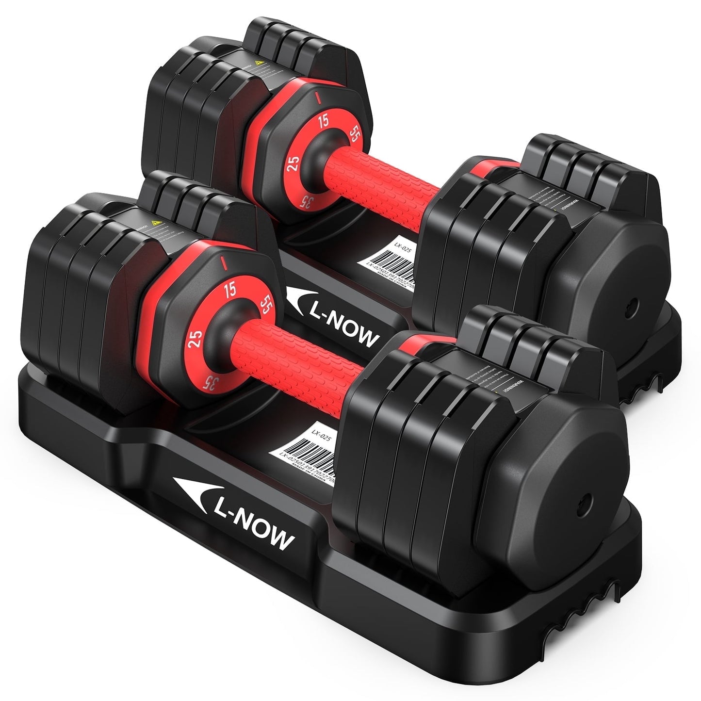 110LB Adjustable Dumbbells with High Quality Tray 15Lb to 55Lb Adjustable Dumbbell for Home Gym Exercise Equipment, ‌‌Christmas Gift