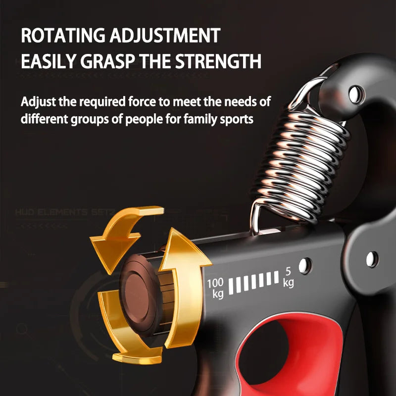 Adjustable Grip Strengthener for Enhanced Muscle Recovery - Perfect for All Fitness Levels!